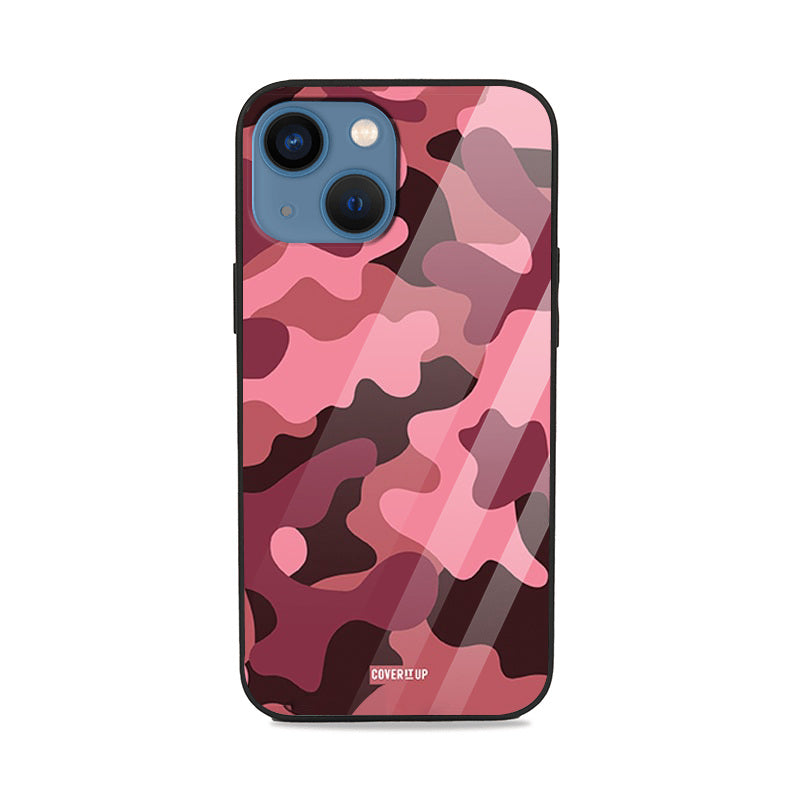 Berry Camo Glass Case Mobile Phone Cover from coveritup.com