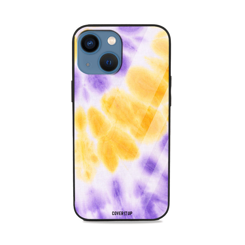 Bloom Tie-Dye Glass Case Mobile Phone Cover from coveritup.com