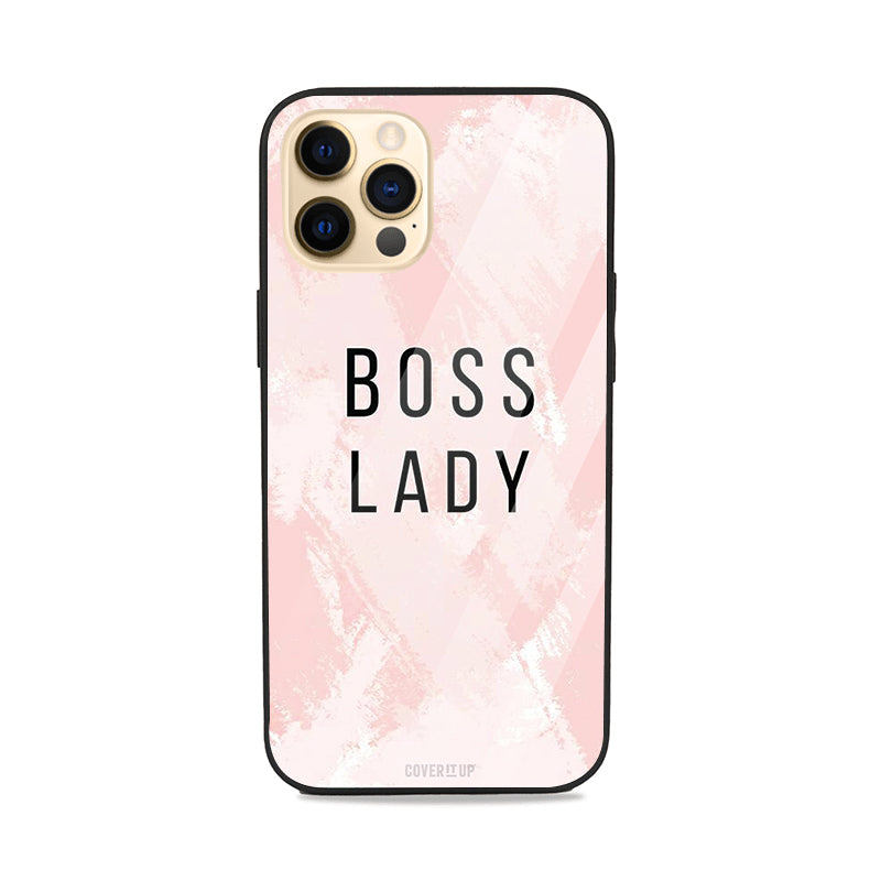 Boss Lady Glass Case Mobile Phone Cover from coveritup.com