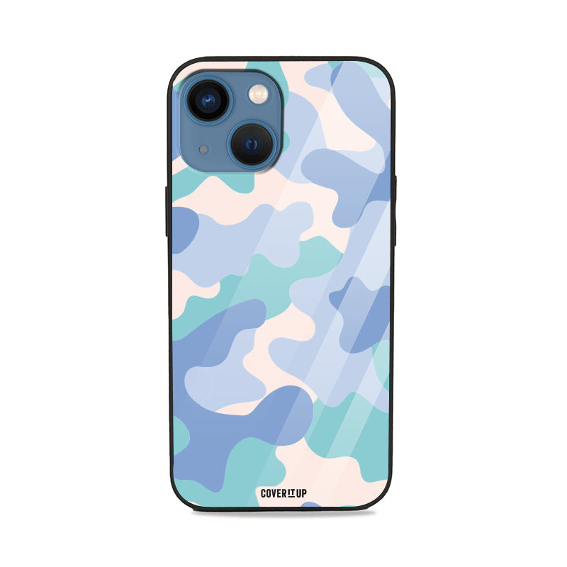 Coral Camo Glass Case Mobile Phone Cover from coveritup.com