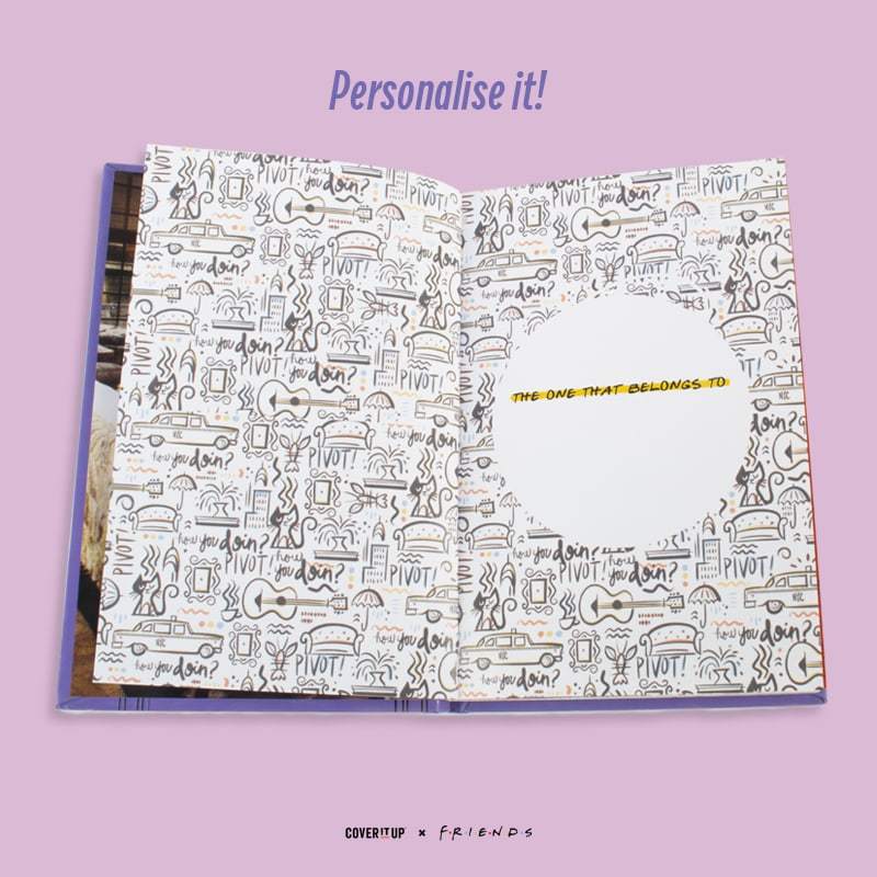 Cover It Up book Official Friends 3D frame Journal Book Diary