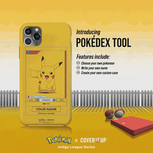 Cover It Up Phone Case Pokemon Pokedex Case Tool