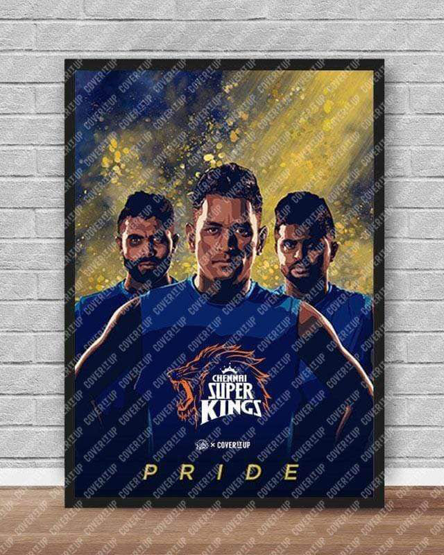 Official Chennai Super Kings CSK Pride Poster