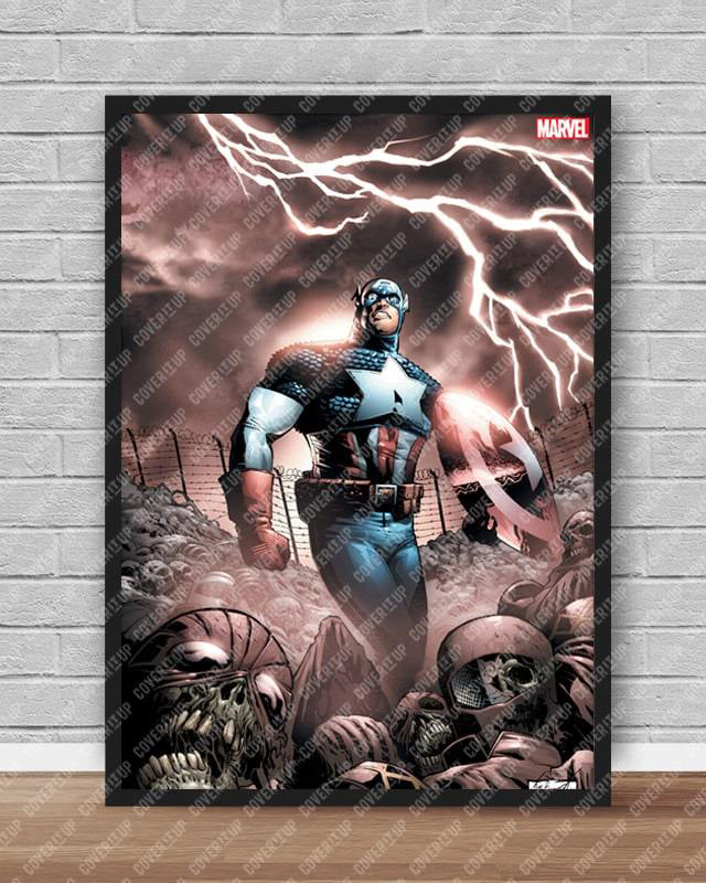Official Marvel Captain America Battle Poster