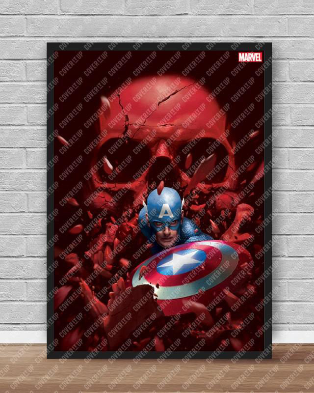 Official Marvel Captain America Vs Red Skull Poster