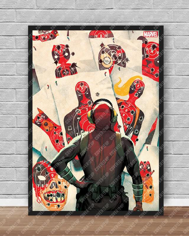 Official Marvel Deadpool Target Practice Poster