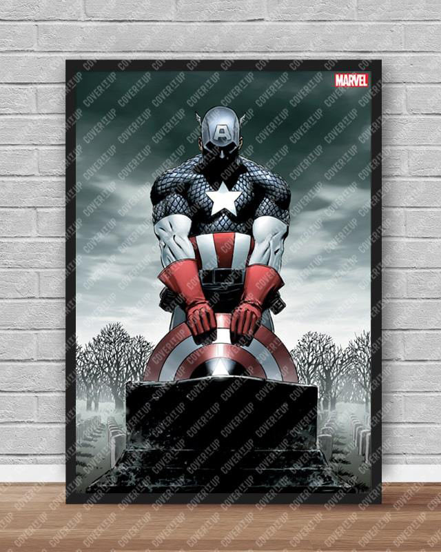 Official Marvel Mourning Captain America Poster