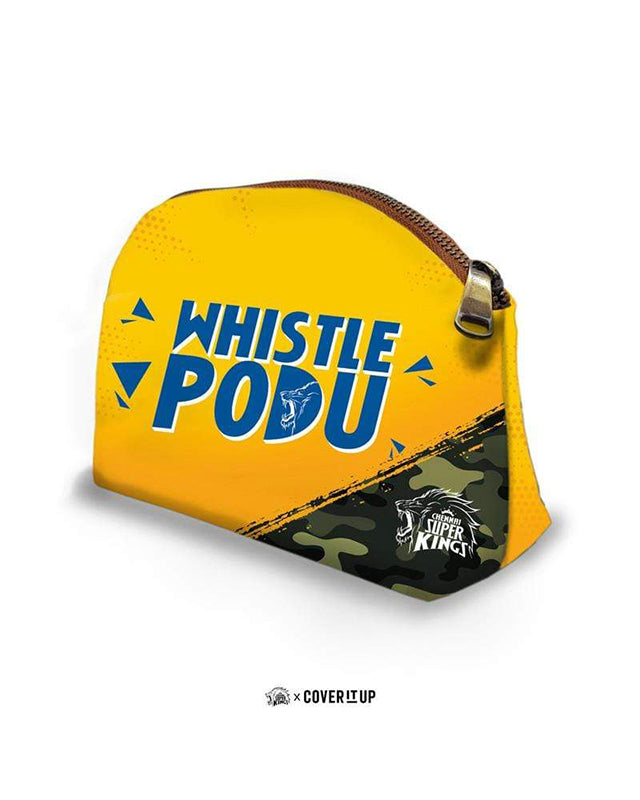 Official Chennai Super Kings Whistle Podu Classic Pouch