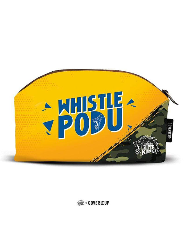 Official Chennai Super Kings Whistle Podu Classic Pouch