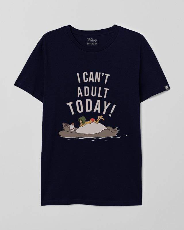 Cover It Up T-Shirt Official Disney Mogli I Can't Adult Today T-Shirt