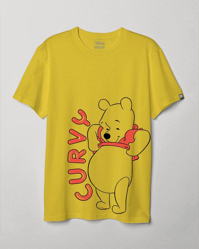 Cover It Up T-Shirt Official Disney Pooh Curvy T-Shirt