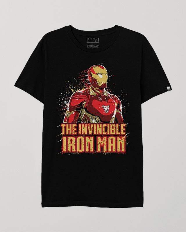 Cover It Up T-Shirt Official Marvel The Invincible Iron Man T-Shirt