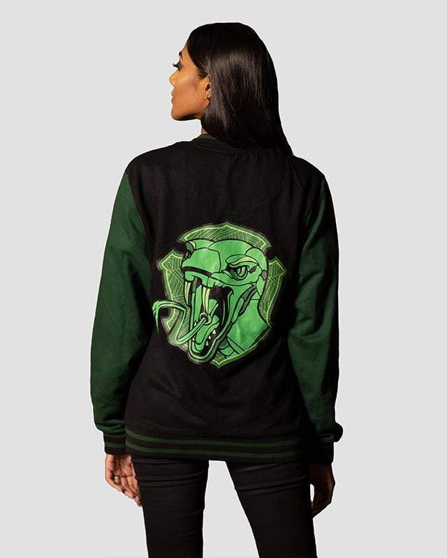 Cover It Up Varsity Style Jacket Official Slytherin Harry Potter Varsity Style Jacket