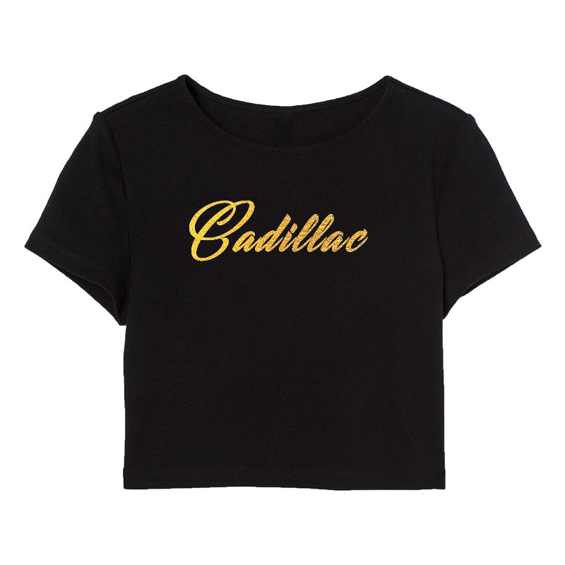 Customise your Gold Foil Crop Top