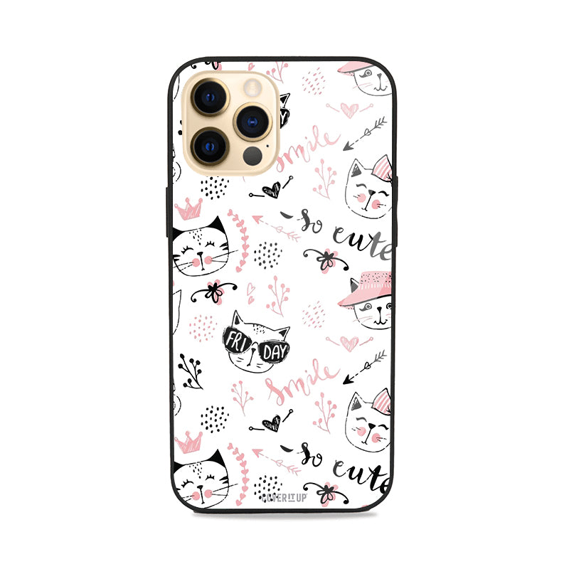 Hello Kitty Glass Case Mobile Phone Cover from coveritup.com Cute Cat Pattern Glass Case Mobile Phone Cover from coveritup.com