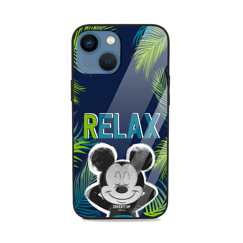 Official Disney Mickey Relax Glass Case Cover from coveritup.com