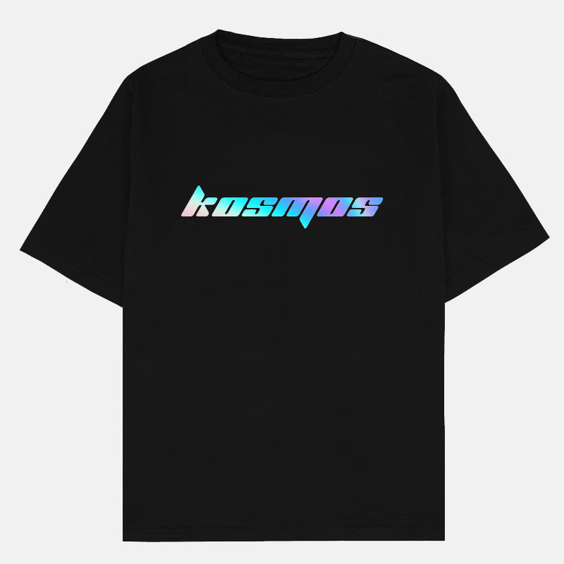 Custom Holographic Reflective Foil over Sized T-shirt