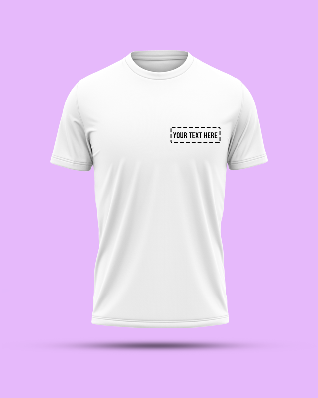 Customise Your T-Shirts (Pocket Text)