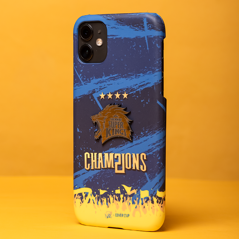 Official Chennai Super Kings Champions 2021 3D Case