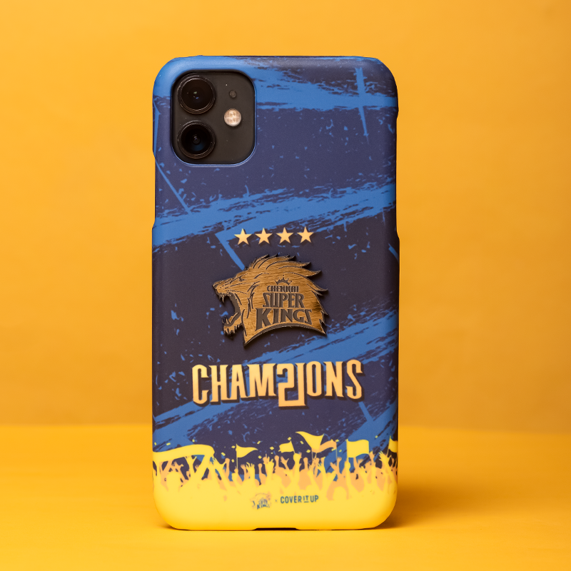 Official Chennai Super Kings Champions 2021 3D Case