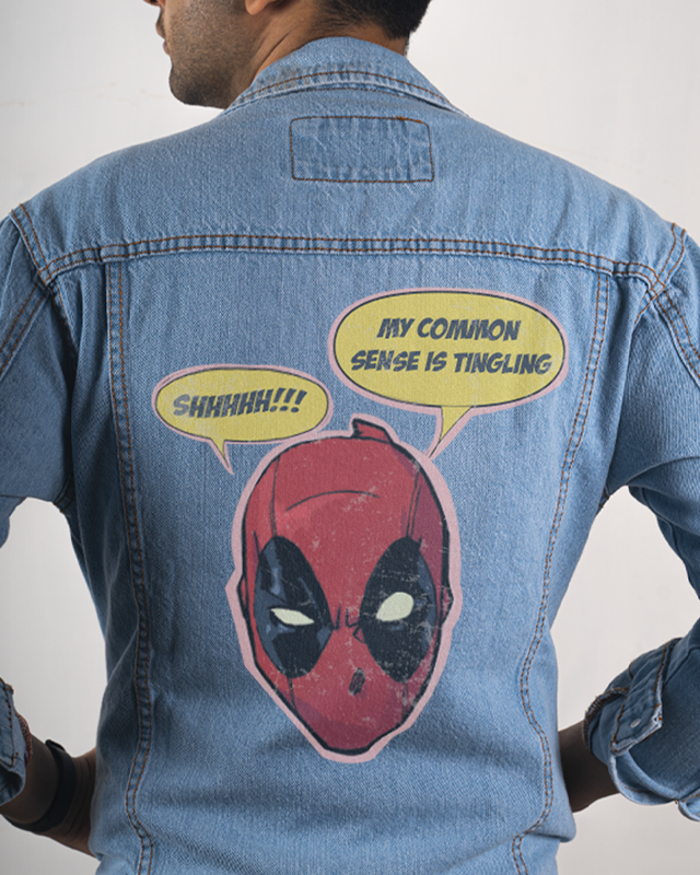 Official Marvel Deadpool Classic Denim Jacket