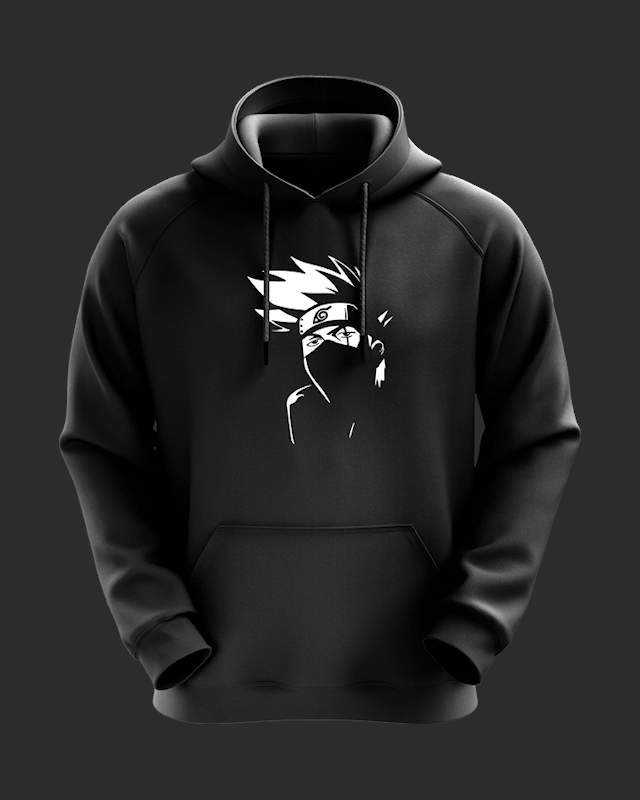 Kakashi Mask Glow in the Dark Cotton Hoodie from coveritup.com