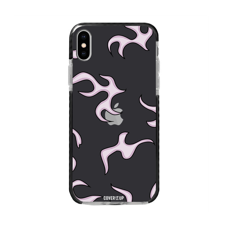  Lilac Flame Pattern Bumper Case