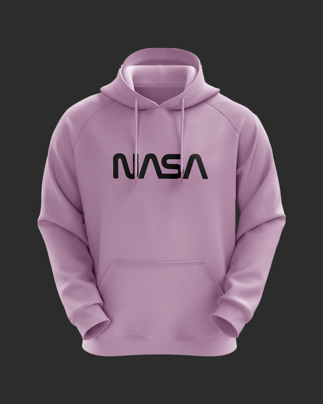 NASA Worm black Logo Lilac All Season Hoodie