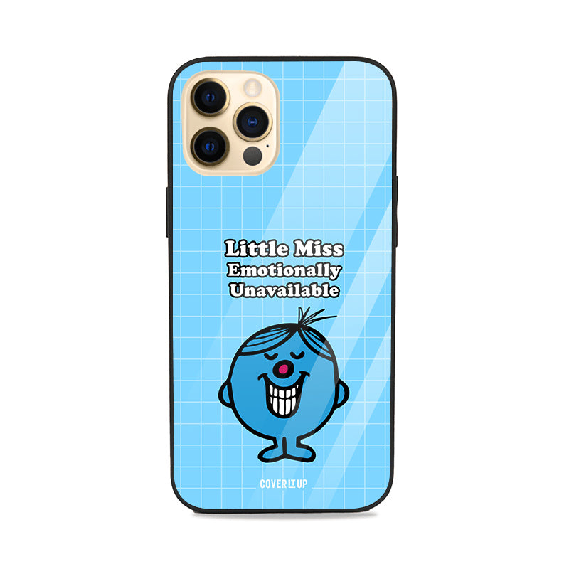 Little Miss Emotionally Unavailable Glass Case from coveritup.com