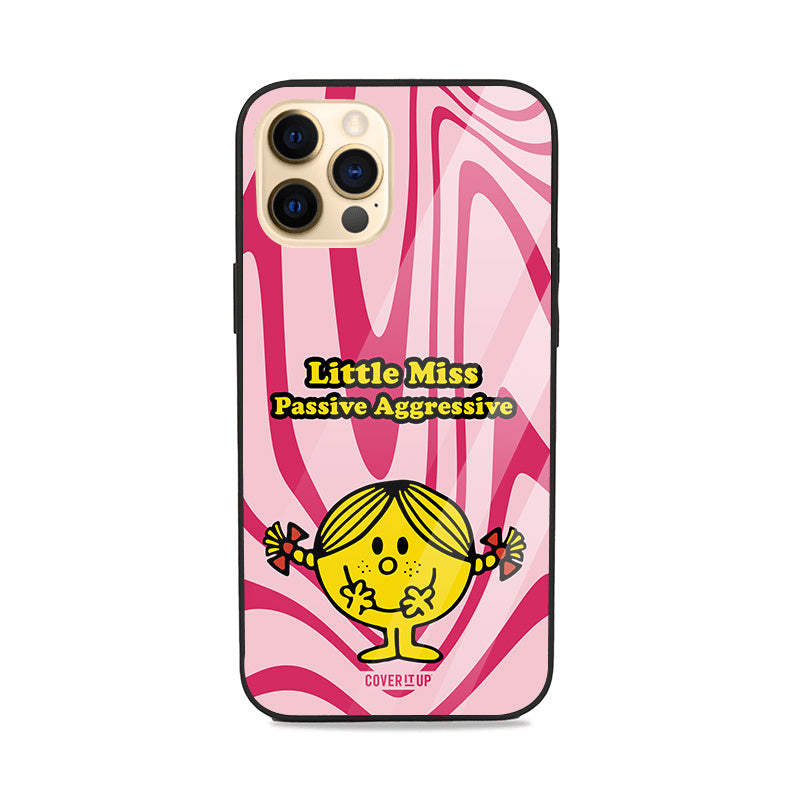 Little Miss Passive Aggressive Glass Case Cover from coveritup.com