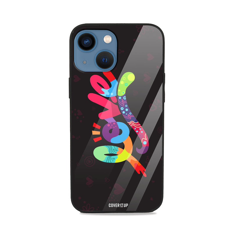 Love Always Wins Glass Case Mobile Cover from coveritup.com