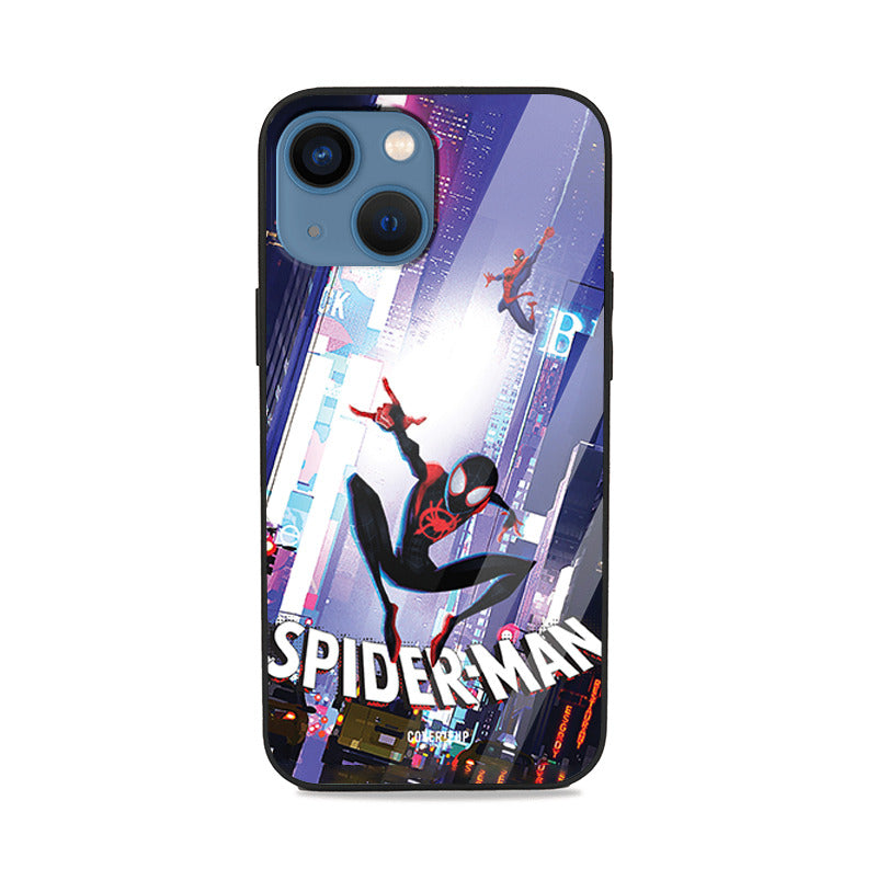 Official Marvel Spider Verse Glass Case Cover from coveritup.com