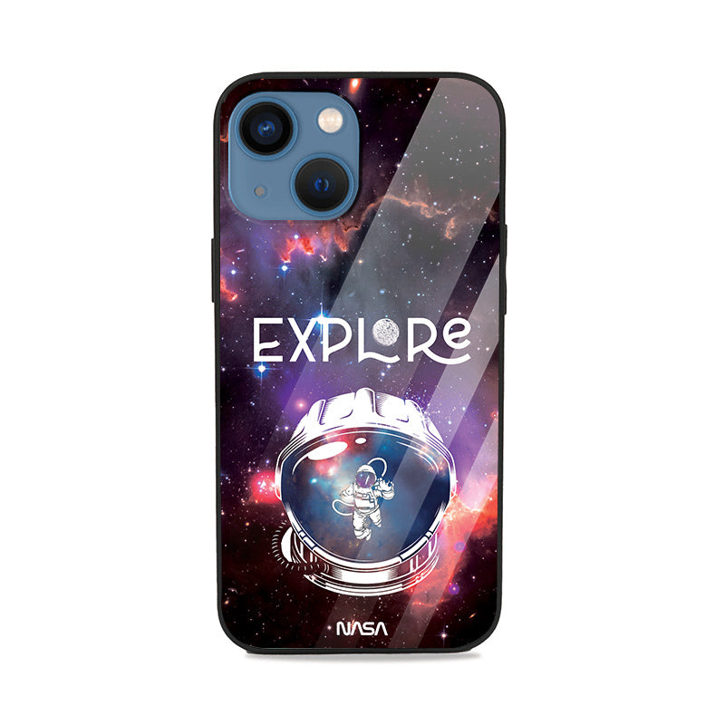 NASA Explore The Galaxy Glass Case Cover from coveritup.com
