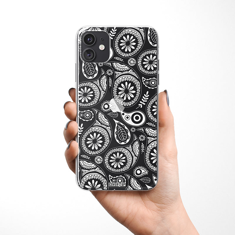 Paisley Clear Silicone Case