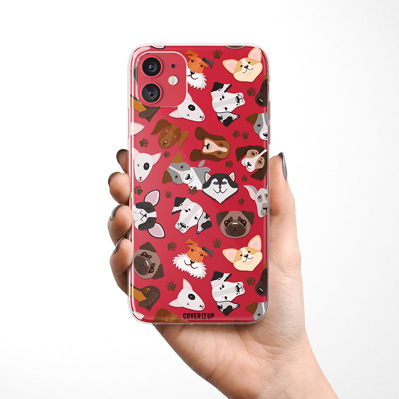 Pawsitive Vibes Only Clear Silicone Case