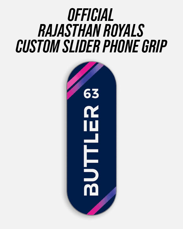 Official Rajasthan Royals Jersey Custom Slider Phone Grip