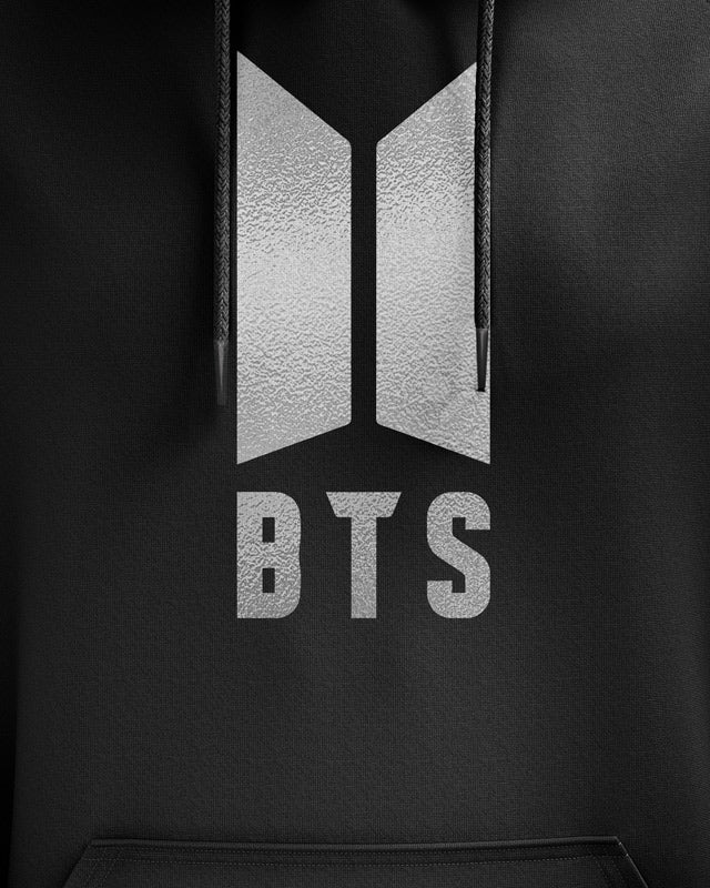 BTS Silver Foil Logo All Season Hoodie
