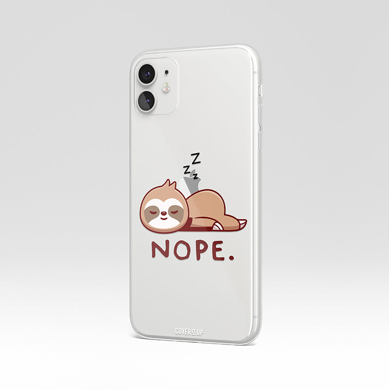 Sloth Clear Silicone Case