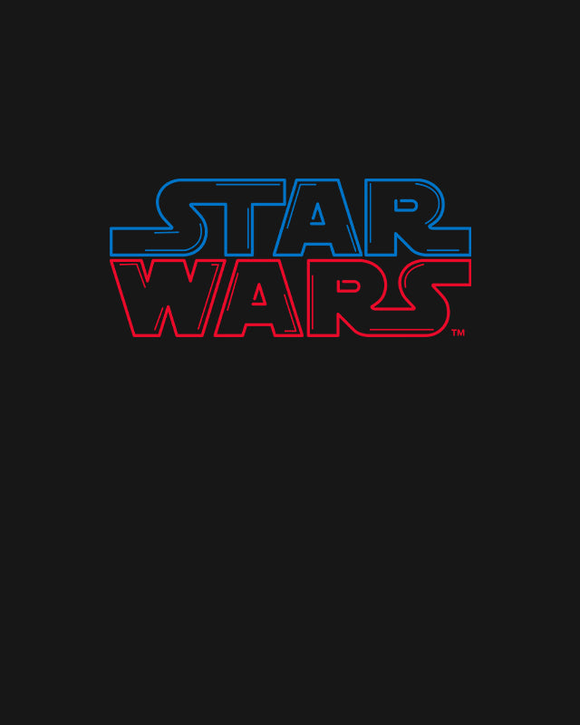 Official Star Wars Light Saber Logo T-Shirt