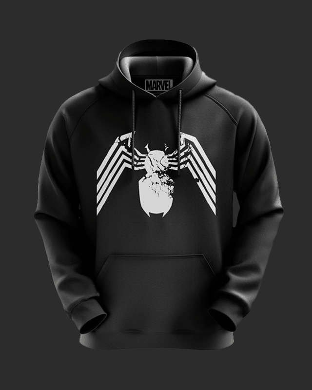 Official Venom Logo Symbiote Glow In Dark All Season Hoodie