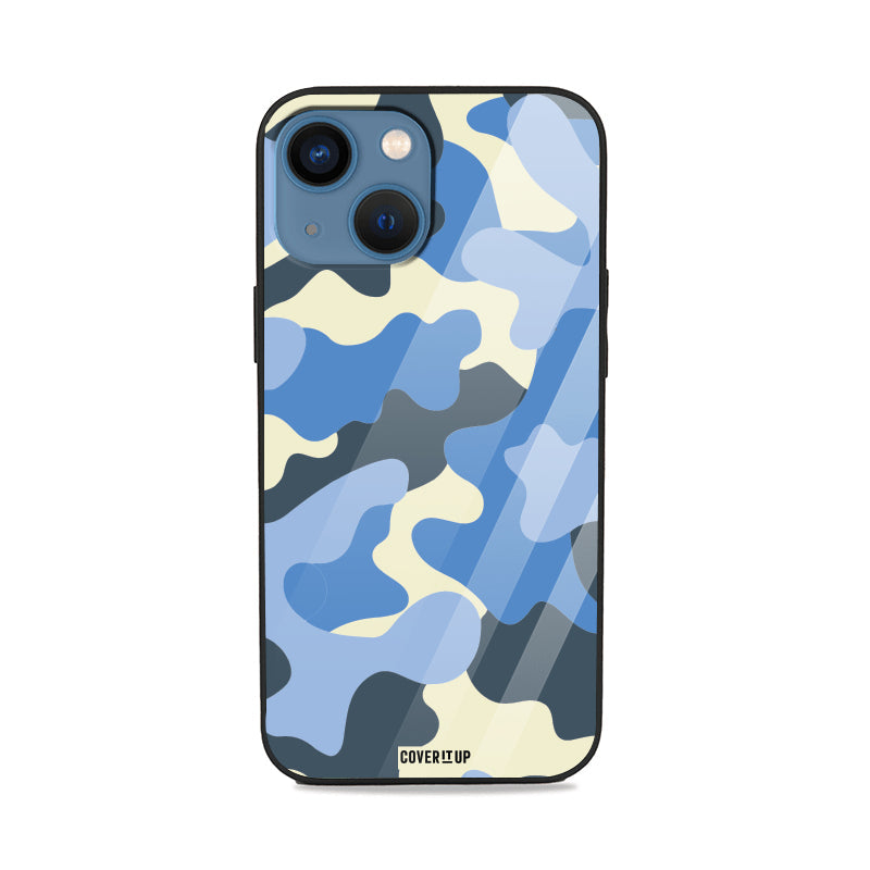 Wave Camo Glass Case Mobile Phone Cover from coveritup.com